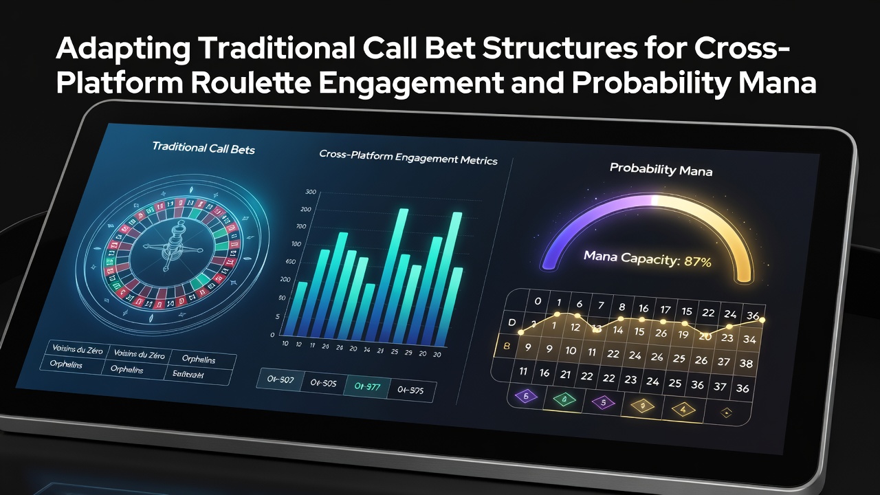 Split view of roulette call bet interface on tablet and smartphone with probability indicators