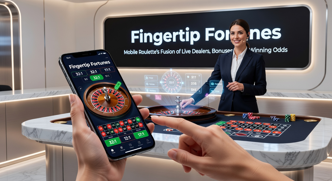 Close-up of a smartphone interface showing roulette bonuses, including free bets, cashback offers, and a live dealer in action with glowing odds display